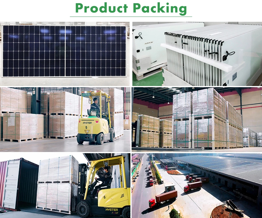 EU Warehouse PV Module 450W Solar Panels BIPV 460W 445W High Efficiency Half Cell Mono Solar Panel for Sale